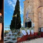Σε κλίμα συγκίνησης το τελευταίο αντίο στη Γωγώ Μαστροκώστα: Χέρι χέρι ο Τραϊανός Δέλλας με την κόρη του, συντετριμμένες η μητέρα και η αδερφή της