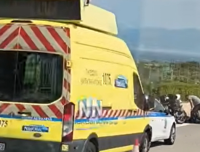 Τροχαίο στην Ιόνια Οδό – Τραυματίστηκε οδηγός μοτοσικλέτας. Βίντεο