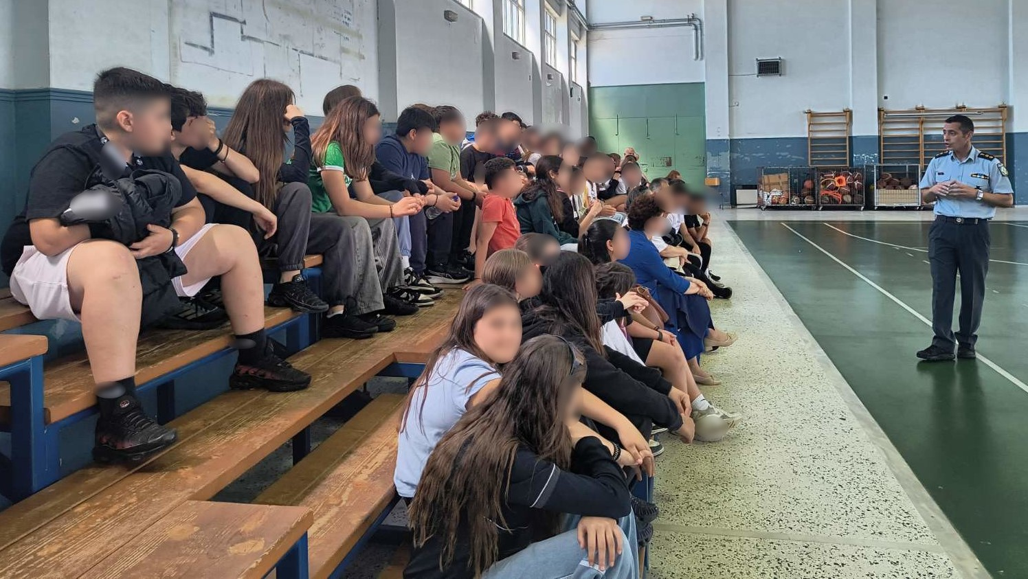 Ενημερωτικές ομιλίες για την οδική ασφάλεια σε μαθητές του 1ου Γυμνασίου Μεσολογγίου