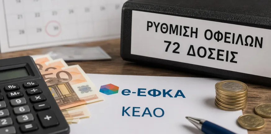 Ρύθμιση σε 72 δόσεις για χρέη: Γιατί χιλιάδες οφειλέτες κινδυνεύουν να μείνουν εκτός
