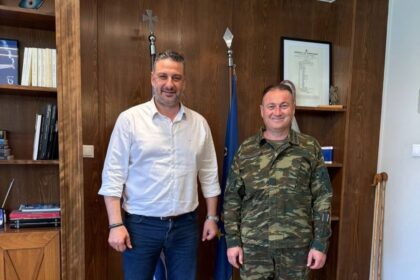 Συνάντηση του Αντιπεριφερειάρχη Αιτωλοακαρνανίας με τον νέο Διοικητή του ΚΕΝ Μεσολογγίου