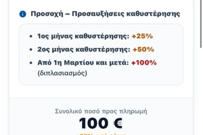 Αιτωλοακαρνανία: Του ήρθε «καμπάνα» 100€ για τροχαία παράβαση… χωρίς να έχει ΙΧ!(φωτο)
