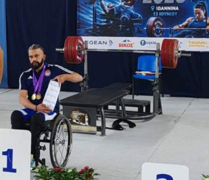 Συγχαρητήρια του Δήμου Μεσολογγίου στον χρυσό πρωταθλητή Σπύρο Λαχανά