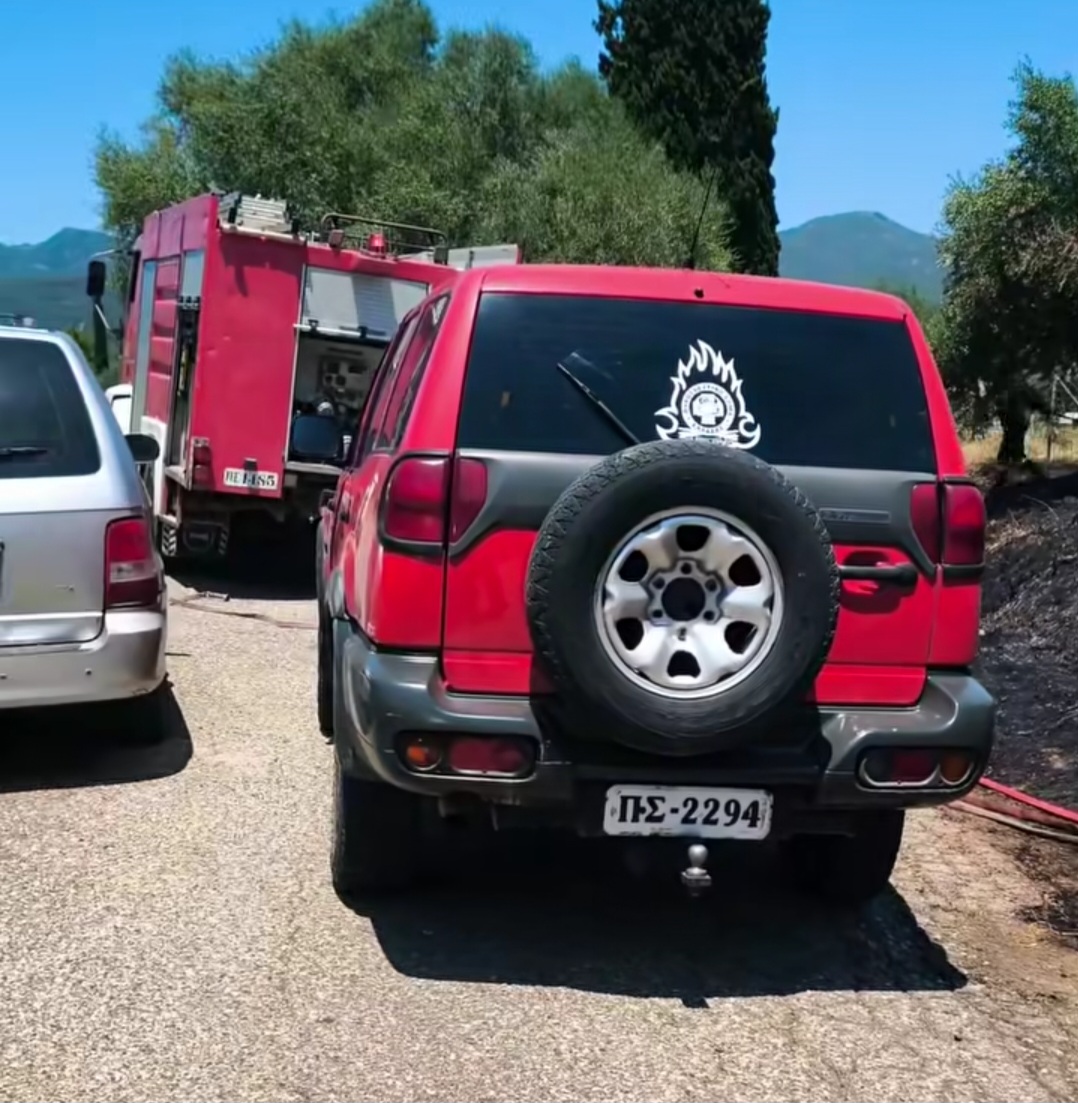 Μεσολόγγι: Φωτιά σε χωράφι με ελιές στον Άγιο Θωμά – Άμεση επέμβαση της Πυροσβεστικής