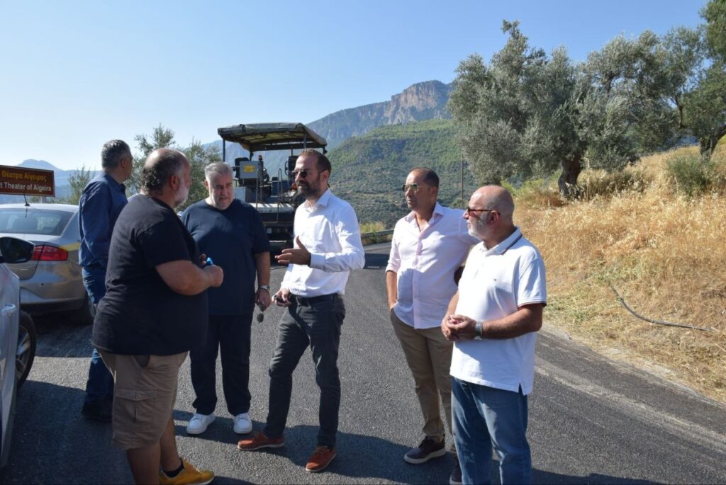 Ν. Φαρμάκης στην ανατολική Αιγιάλεια: Αντιπλημμυρικά, ασφαλτοστρώσεις και αρδευτικό έργο 2.000 κ.μ. στο επίκεντρο