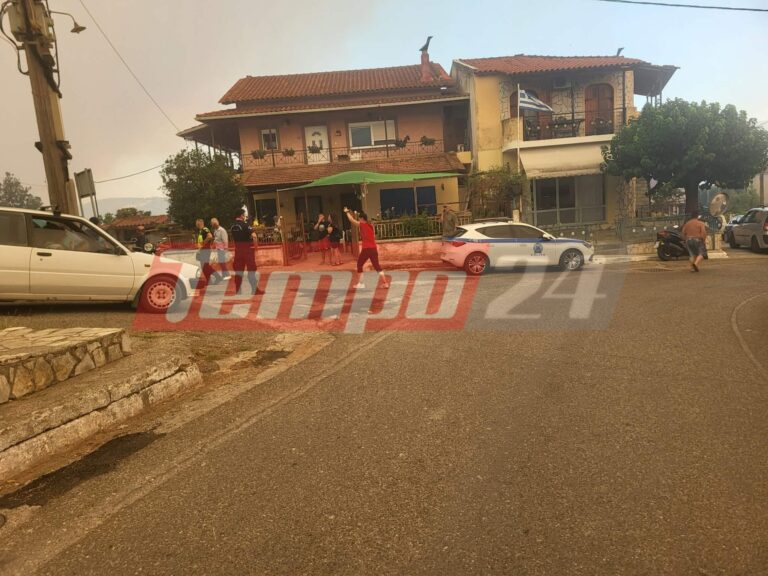 Φωτιά στο Σκάλωμα Φωκίδας: Αλλεπάλληλα μηνύματα του 112 για εκκενώσεις – «Απομακρυνθείτε προς Ναύπακτο» – ΦΩΤΟ
