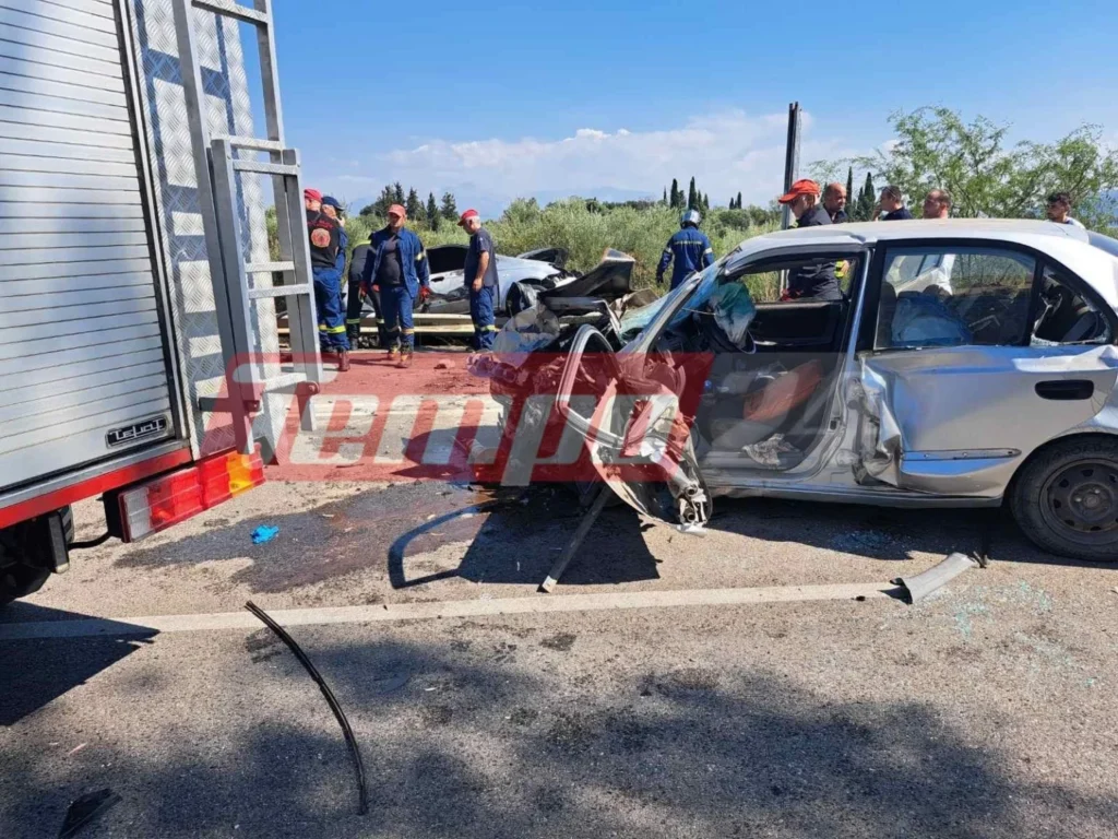Σοβαρό τροχαίο στην Κάτω Αχαΐα – Μετωπική σύγκρουση και φλεγόμενο όχημα – Ένα άτομο χωρίς αισθήσεις