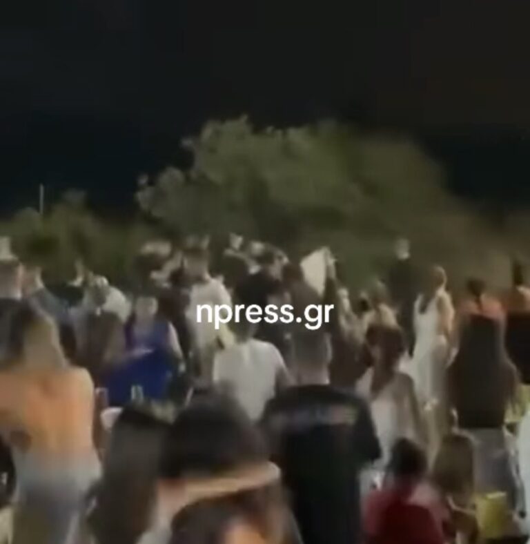 Άγριος καβγάς σε πανηγύρι στο Αντίρριο: τραπέζια και καρέκλες έπεφταν βροχή  (ΒΙΝΤΕΟ)