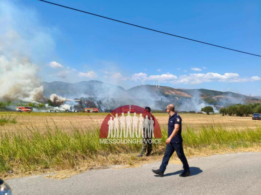 Αιτωλοακαρνανία: Άμεση κινητοποίηση της πυρασφάλειας του 2/39 ΣΕ στην Μακύνεια