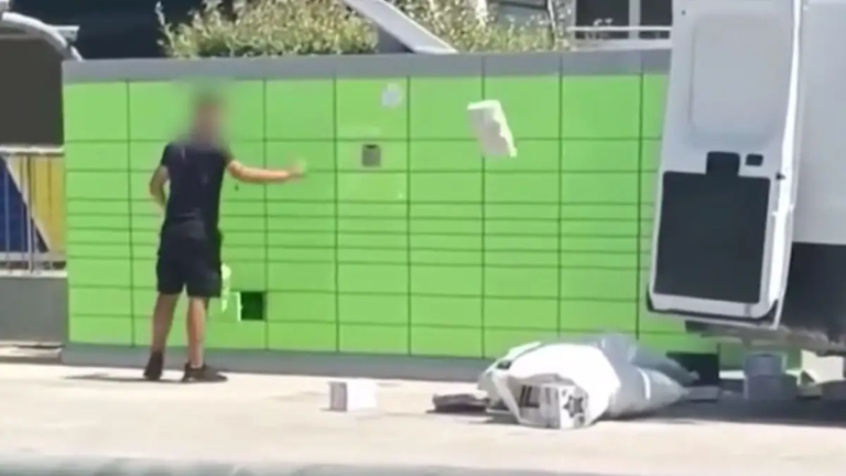 Μεταφορέας της Box Now πετάει και κλωτσάει δέματα – Η απάντηση της εταιρίας