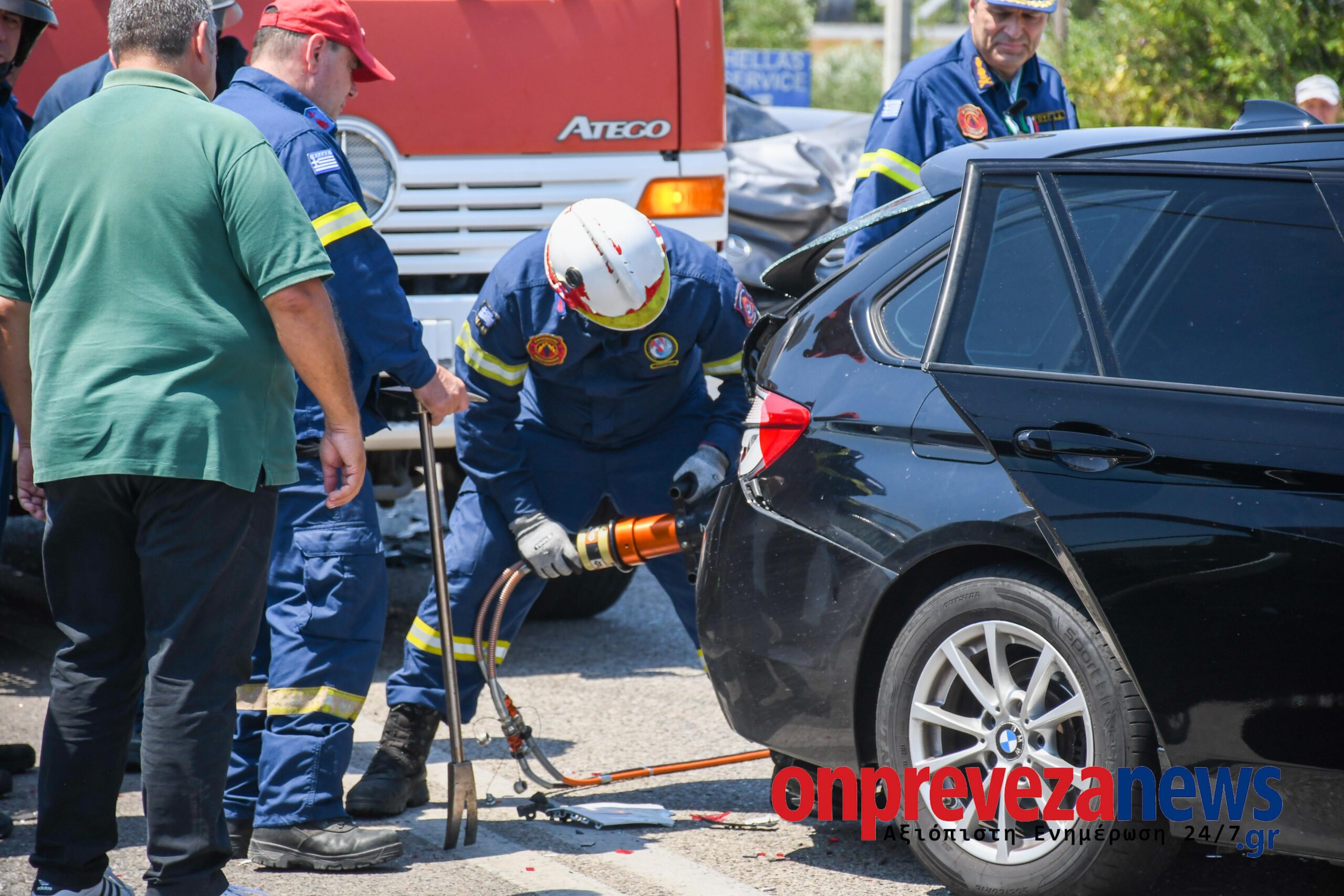 Σοβαρό τροχαίο φορτηγού με αυτοκίνητα στην υποθαλάσσια σήραγγα Ακτίου - Πρέβεζας – 8 τραυματίες, ανάμεσά τους και παιδιά