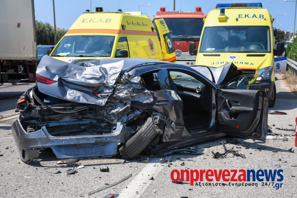 Σοβαρό τροχαίο φορτηγού με αυτοκίνητα στην υποθαλάσσια σήραγγα Ακτίου - Πρέβεζας – 8 τραυματίες, ανάμεσά τους και παιδιά