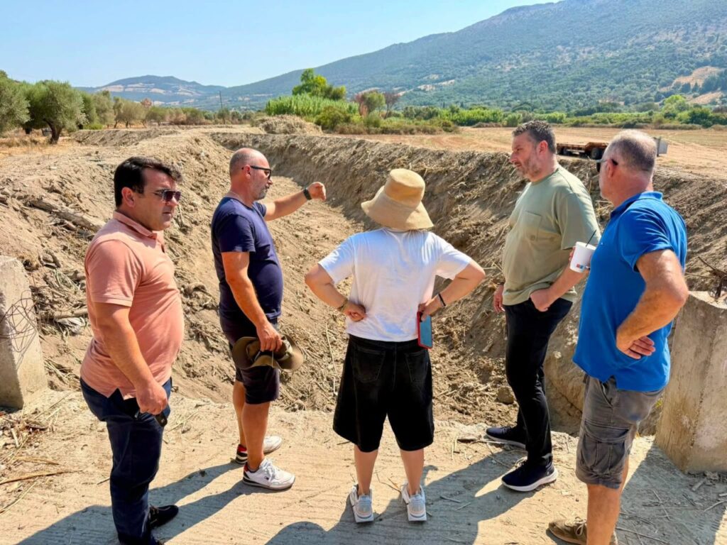 Αντιπλημμυρικά έργα στην Πλαγιά Βόνιτσας: Επίβλεψη από τον Θανάση Μαυρομμάτη για τη θωράκιση της περιοχής
