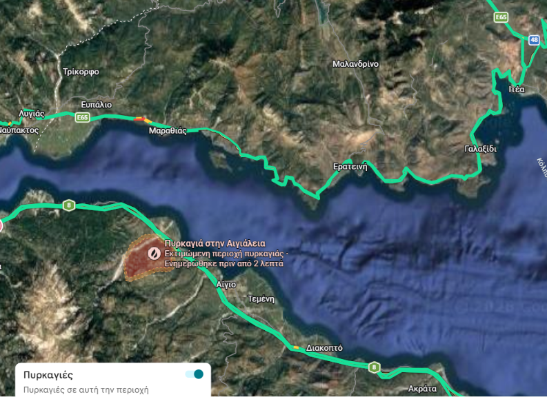 Αιγιάλεια: Νέα μεγάλη αναζωπύρωση – Ήχησε ξανά το 112- Δείτε βίντεο ανεφοδιασμού των εναέριων μέσων