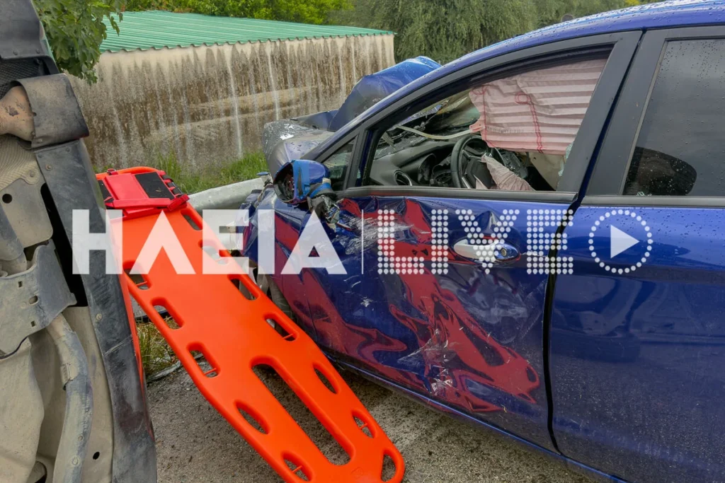 Ηλεία: Μετωπική σύγκρουση στην Εθνική Οδό – Έξι τραυματίες, ανάμεσά τους δύο παιδιά, φωτιά στο ένα αυτοκίνητο (Φωτό + Βίντεο)