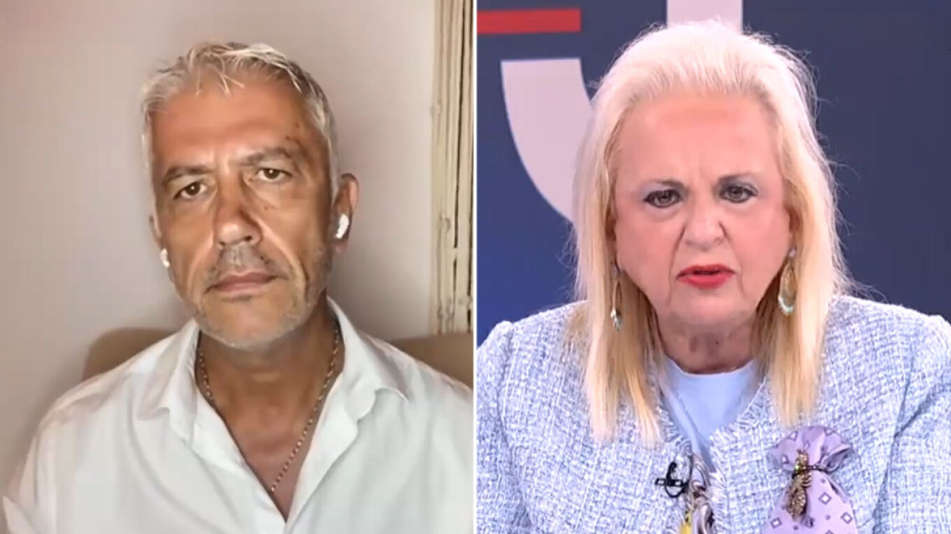 Άγριος καβγάς on air Καλλιακμάνη-Παγώνη (δείτε βίντεο)
