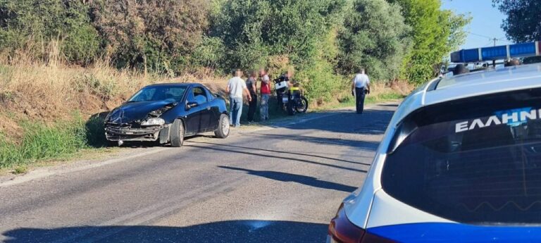 Αγρίνιο: Αναβάτης μηχανής στο Νοσοκομείο μετά από σύγκρουση με ΙΧ στα Διαμαντέικα