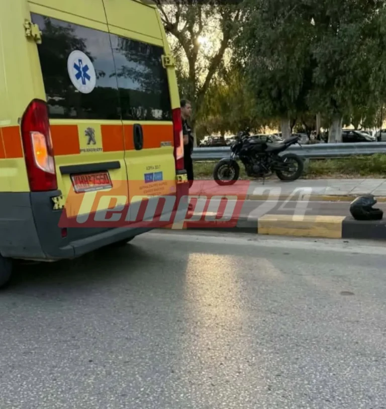 Δυτική Ελλάδα: Έπεσε με τη μηχανή στην προσπάθειά του να διαφύγει από αστυνομικό έλεγχο