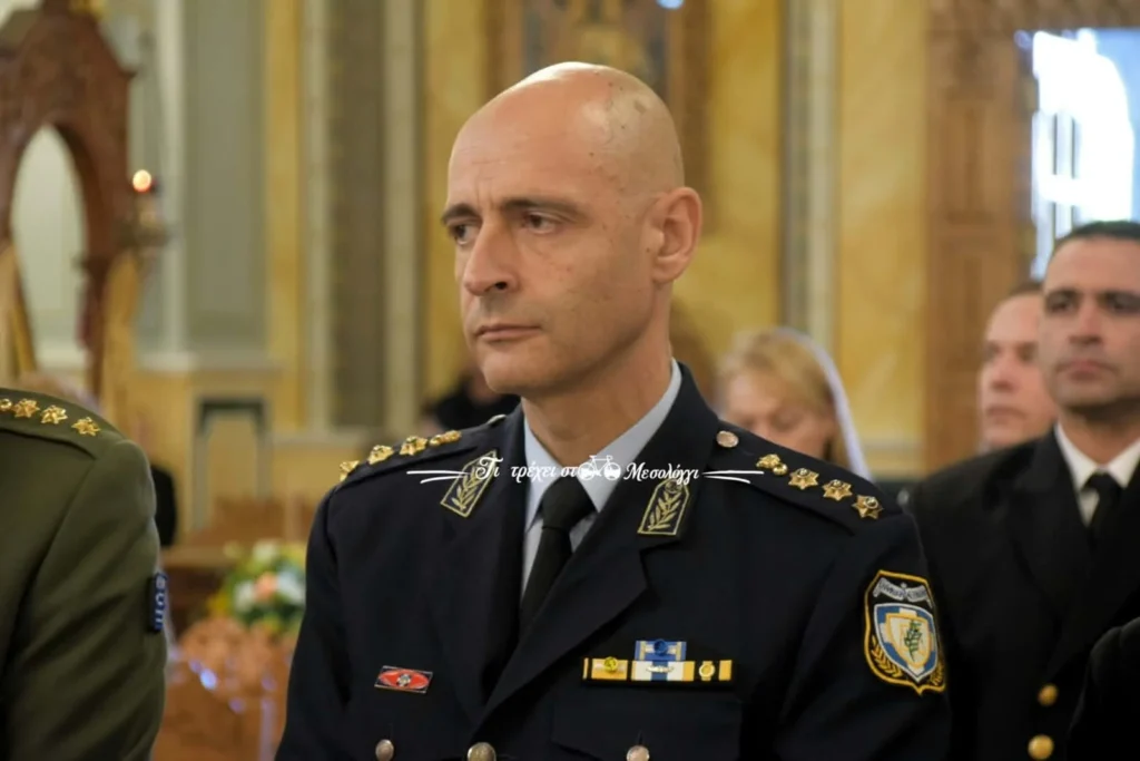 O προστάτης της ΕΛΑΣ Αγιος Αρτέμιος τιμήθηκε και φέτος στο Μεσολόγγι (φωτο)