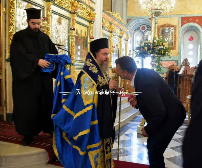O προστάτης της ΕΛΑΣ Αγιος Αρτέμιος τιμήθηκε και φέτος στο Μεσολόγγι (φωτο)