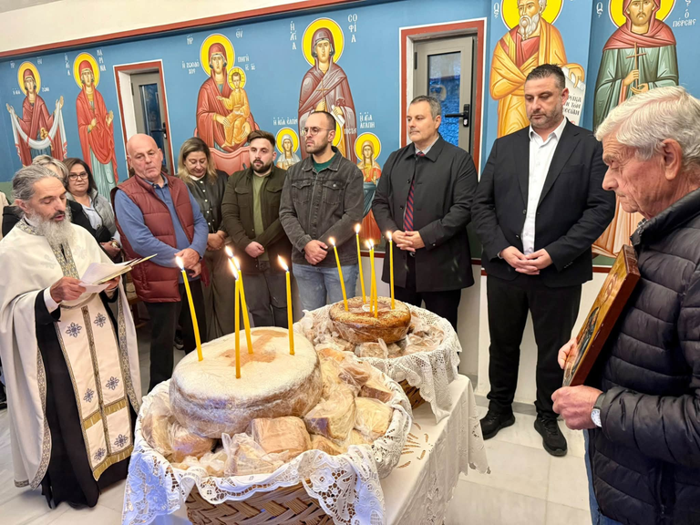 Χρυσοβέργι Μεσολογγίου – Εορταστικός Εσπερινός στο εκκλησάκι του Αγίου Δημητρίου