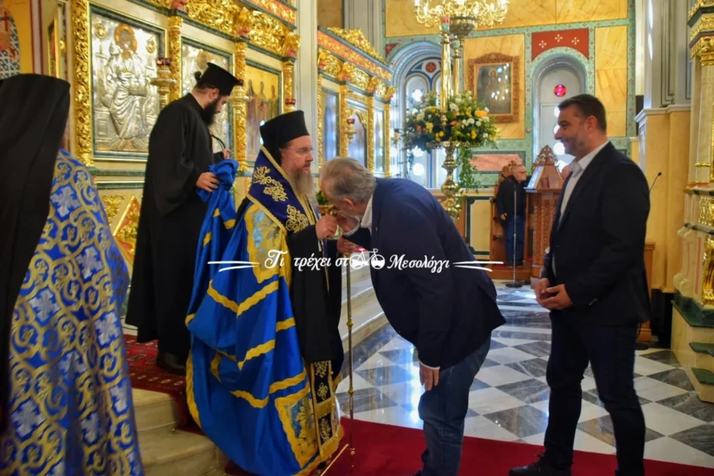O προστάτης της ΕΛΑΣ Αγιος Αρτέμιος τιμήθηκε και φέτος στο Μεσολόγγι (φωτο)