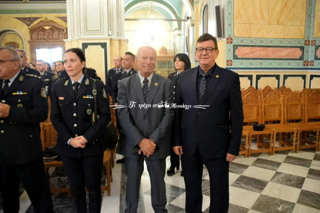 O προστάτης της ΕΛΑΣ Αγιος Αρτέμιος τιμήθηκε και φέτος στο Μεσολόγγι (φωτο)